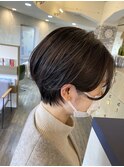 ハンサムショート 大人ショート センターパート