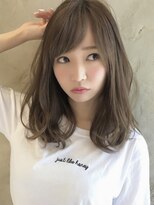 シルクレイ 吉祥寺店(Silk-lei) 大人かわいいかわいいフェザーバングアッシュベージュ20代吉祥寺