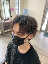 アジト オブ ヘア(Ajito of hair) スタイリング剤無しでもOK！マッシュウルフ＋ツイスパ