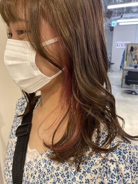 エイト ヘアサロン 渋谷本店(EIGHT) インナーカラー×ピンク