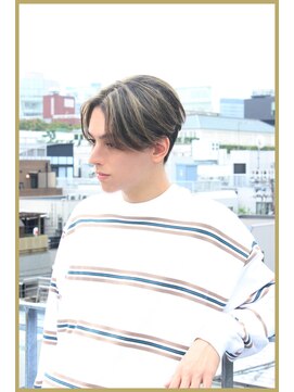 ジジバイワースホワイル(jiji by WORTH WHILE) スキンフェードツイストスパイラルセンターパートアップバング