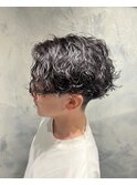 大人漢巻きパーマ