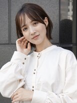 ガーデン オオタカノモリ(garden otakanomori)&nbsp;簡単スタイリング20代30代40代大人外ハネ艶髪ボブ×小顔前髪あり