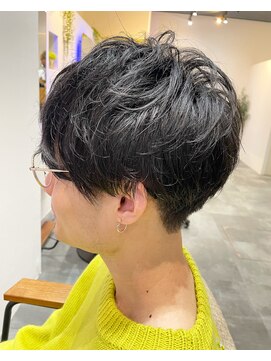 シードバイシャムロック(SEED by Shamrock) 重めマッシュ　メンズカット　くせ毛