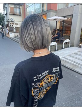 アルカナ 明治神宮前原宿(ARCANA) 切りっぱなしボブ エアリーロング 美髪 ピンクブラウン