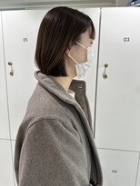 オーシャン(Ocean)&nbsp;［Ocean Hair&Life 水田］ぱっつん前髪☆ミニボブスタイル