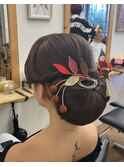 和髪シニオンスタイル