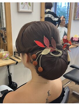 ヘアメイク ゼロサンヨンゴ(Hair Make 0345) 和髪シニオンスタイル