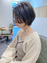 テン 栄店(tenn)&nbsp;大人ショートボブ/丸みショート/前髪長め【ITO】