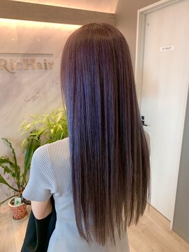 リシェイル(RICHAIR) ラベンダーグレー 色落ち楽しみ!