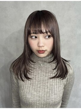 アルレン(Allen) マロンベージュ　顔周りレイヤー　宇都宮