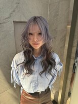 ペレ 渋谷(PELE)&nbsp;ホワイトグレージュ/デジタルパーマ/チェリーブラウン/渋谷