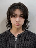 メンズボブメンズミディアムパーマスパイラルパーマルーズパーマ