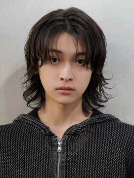 アンサー 渋谷(ANSWER) メンズボブメンズミディアムパーマスパイラルパーマルーズパーマ