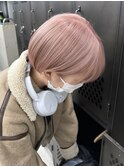 【GEEKS渋谷】マッシュショート/ハイトーン/初ブリーチ/艶カラー