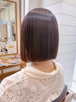 ネオリーブ アンド 渋谷店(Neolive &)&nbsp;渋谷/チェリーブラウン/大人可愛い/フェザーパーマ/ボブ