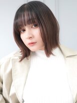 ラフィスヘアー クレイ 南草津店(La fith hair clay)&nbsp;【La fith】切りっぱなしボブ×重めバング