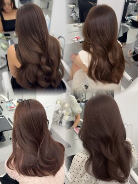 アマトウキョウスマートサロン(AMA TOKYO×Smart Salon) くびれミディ/顔まわりカット/くびれ巻き/レイヤーカット