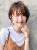 デジタルパーマこなれヘアアプリコットオレンジ#222f0822