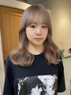 テトラ バイ ネオリーブ 横浜西口店(tetra by neolive) ミルクティーベージュ　ハイトーン　横浜　N