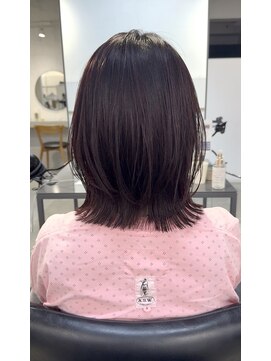 フォト 新宿(foto) くびれヘア/暗めカラー/チェリーピンク