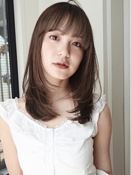 ローネス(LONESS) 朝のスタイリングを楽に!レイヤーカット×くすみベージュ