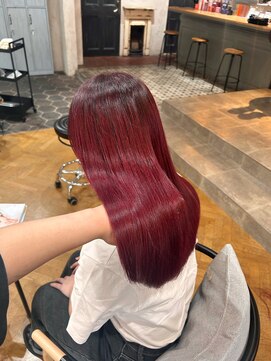 エレン 向ヶ丘遊園 登戸(ELEN) 【レッドカラー】向ヶ丘遊園/暖色カラー/ダブルカラー