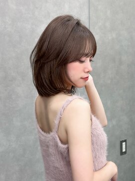 ロンドリゼル 札幌(Lond RiseL) ◯ オリーブグレー/韓国/レイヤーカット/髪質改善/縮毛矯正/札幌