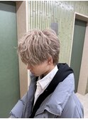 無造作ミルクティーベージュマッシュ