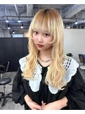 クラシカルガーリー×ブロンドエクステ