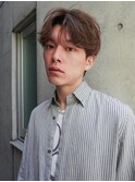ニュアンスパーマに柔らかいブラウンでナチュラルに