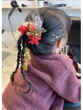 ティム(tim) airi/七五三ヘア/七五三/七五三ヘアセット/キッズヘアセット