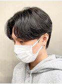 【韓国男子風】毛流れで魅せるニュアンスパーマ×センターパート