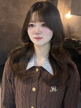 エルバイラビス 大宮(elu by lovis) 《巴結生》チョコレートブラウン/くびれ巻き/大宮