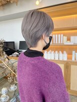 ユラギフロムユイマァル 水島店(YURAGI from YUIMARL)&nbsp;クールショート20代30代40代ブリーチダブルカラーグレージュ