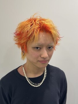 ルィ 名古屋栄(llwy) レッド×オレンジ
