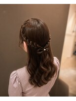ヘアセットサロンコト(Hair Set Salon KOTO) ハーフアップヘアアレンジ