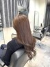 【人気】カット+ブリーチなしダブルカラー+艶トリートメント　￥16000