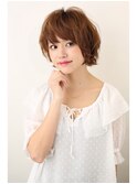 フェミニンショートボブ