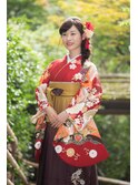 卒業式パック☆(袴着付+セット+メイク)
