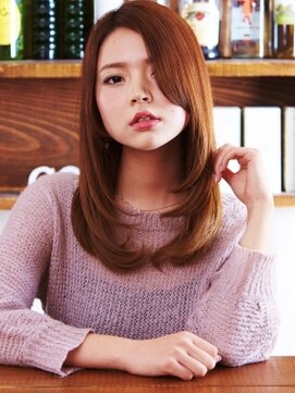 エマージュ 海老名店(Emerge) 大人っぽくニュアンスカールストレート