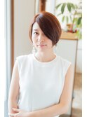 大人かわいいショートボブ♪