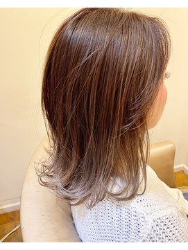 トリート 南行徳本店(TREAT) バレイヤージュ×グレージュ