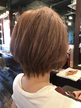 プレゼンスセタガヤ(PRESENCE SETAGAYA) ショート/マロンベージュ/オーガニックカラー/ボブレイヤー