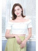 30代40代50代◎大人ナチュラル外はねボブ　銀座/銀座