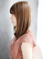 ヘアメイク ナル(hair make nalu) おろし流し前髪のワンカールスタイル