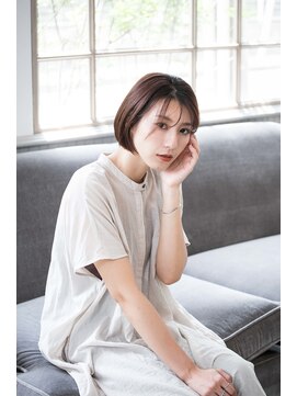 カリン 横浜店(carin) 【carin横浜】ショートボブ/ショコラベージュ/暗めカラー