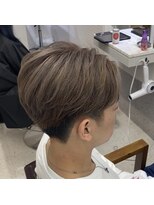 ニコフクオカヘアーメイク(NIKO Fukuoka Hair Make)&nbsp;「NIKO」ハイトーンベージュセンターパート　福岡天神
