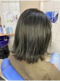 切りっぱなしボブ