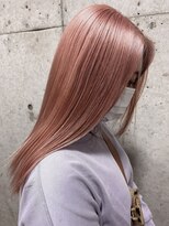 ヘアーデザイン アルエ(HAIR×design ARUE) 【YUGO】ペールピンク×オレンジ